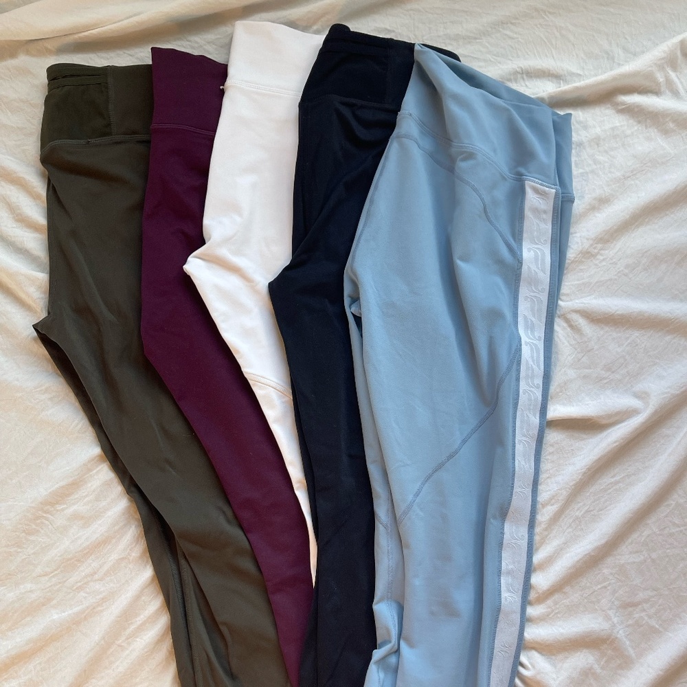 LOT: 5 pairs XL Fabletics leggings